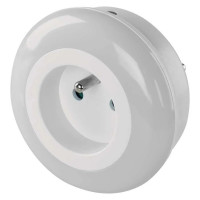 svietidlo nočné s fotosenzorom do zásuvky 250V, 3x LED so zás.